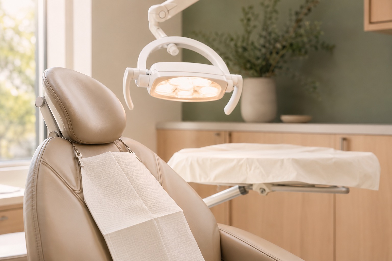 Calm operatory, warm light